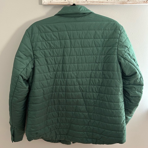 Lululemon Switch Please Shacket Green Reversible Size 10 - Picture 2 of 12